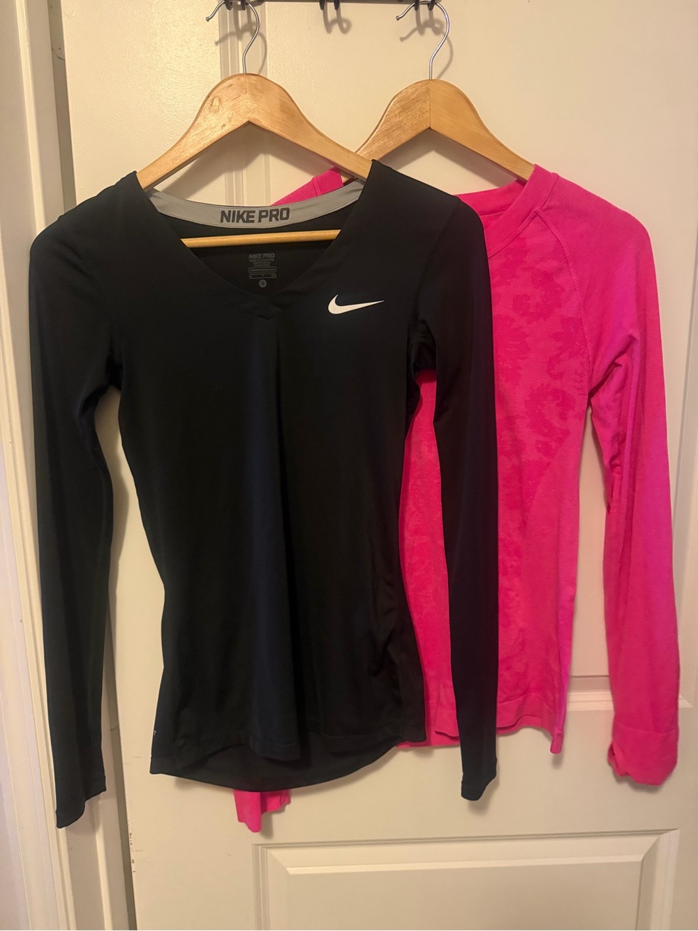 Nike Women's Long-Sleeve Athletic Top & unbranded pink long sleeve top